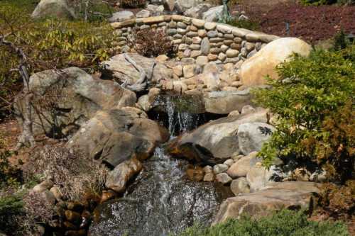 Stone landscaping